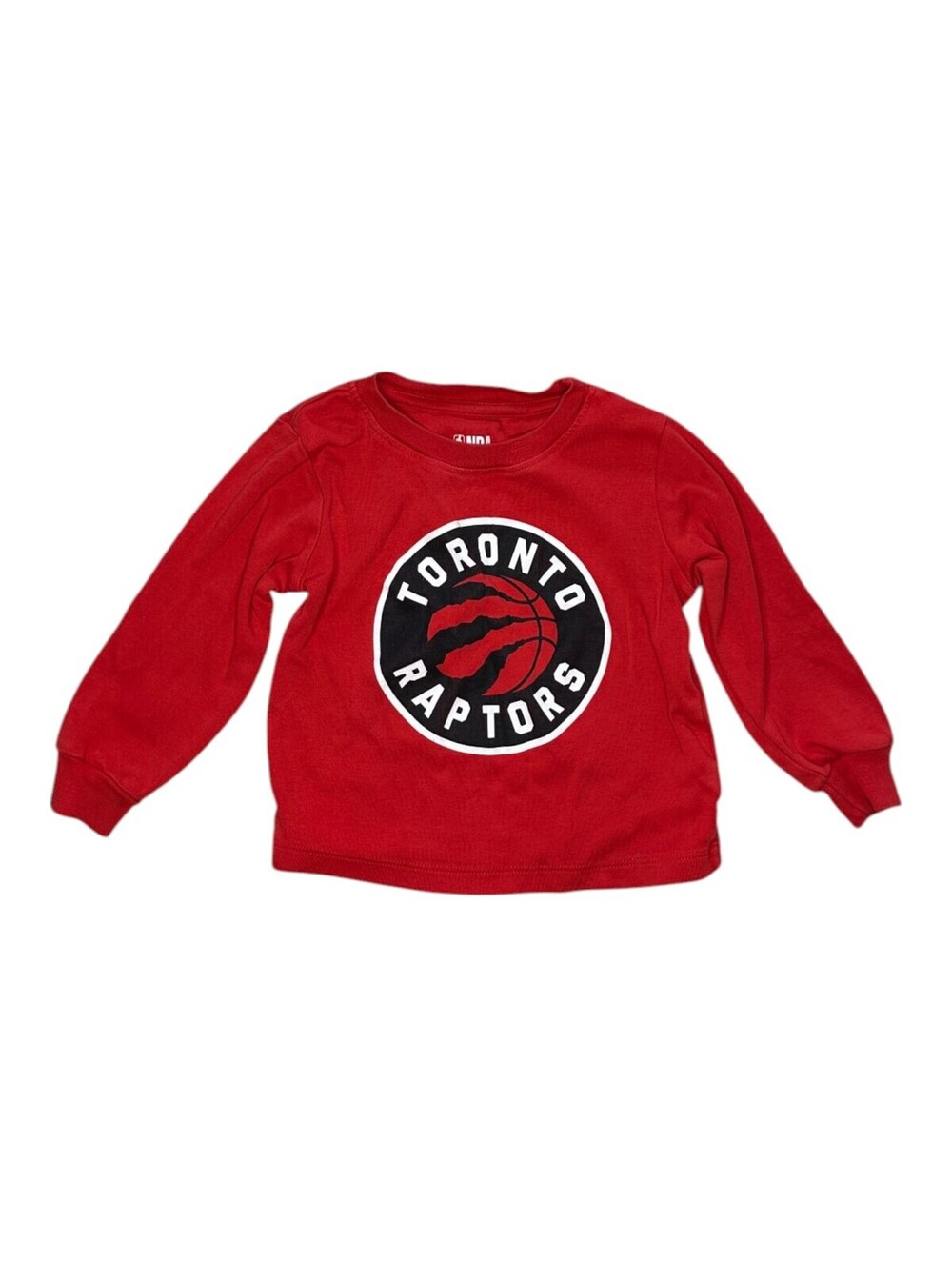 NBA Toronto Raptors Boys' Red Long Sleeve Shirt XXS 2/3T